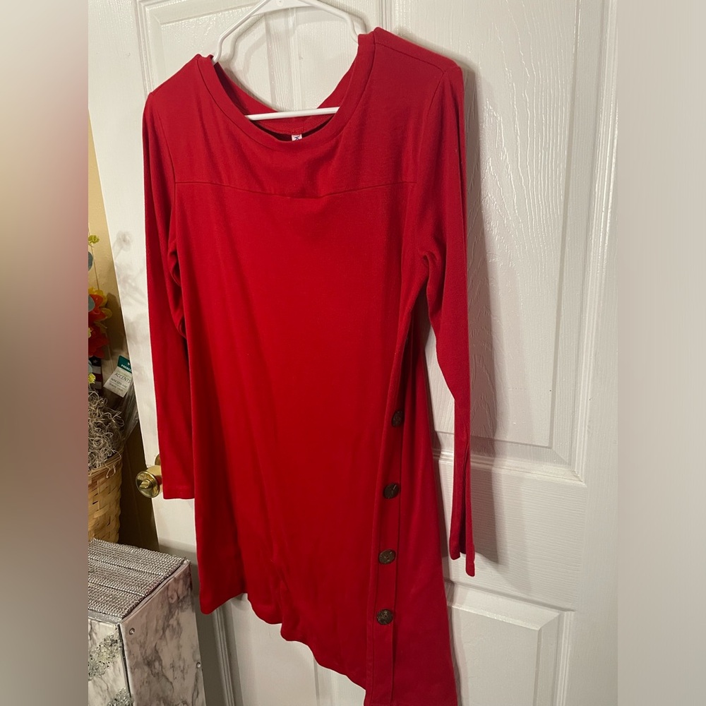 Red dress